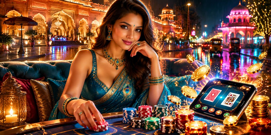 Happy player registering on online gaming platform