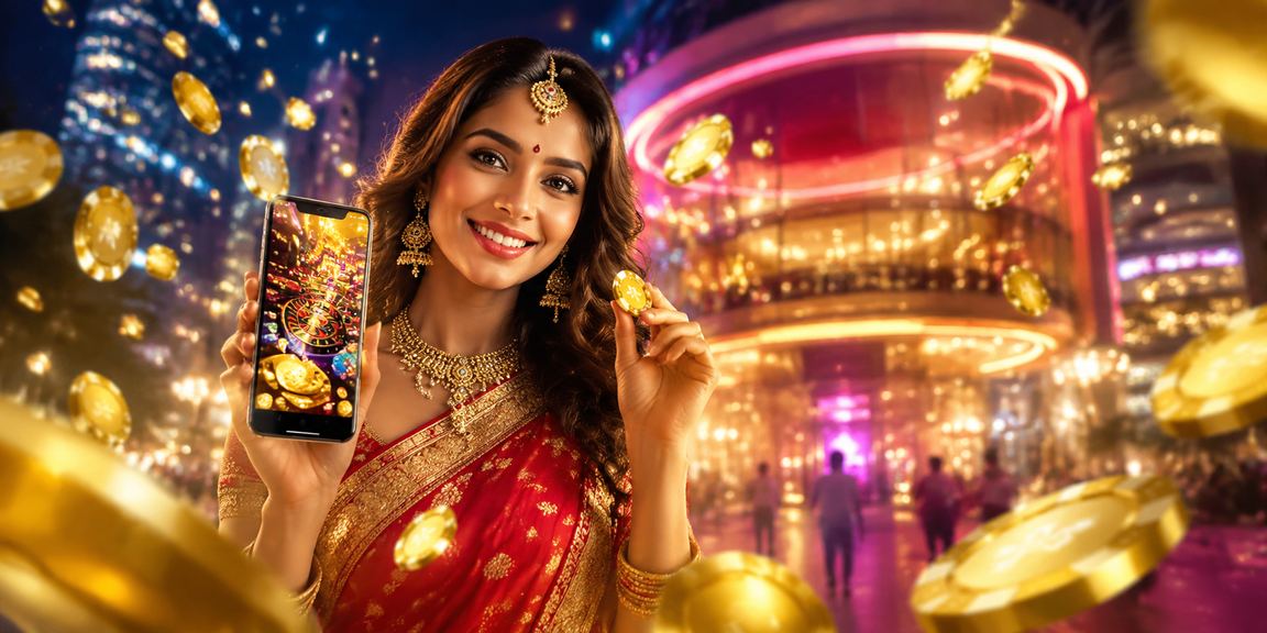 Responsible gaming message with a casino app in India